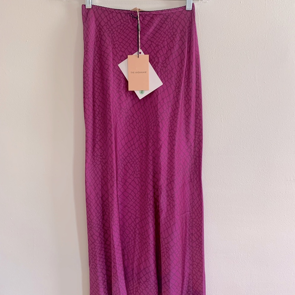 THE ANDAMANE long fuchsia skirt, brand new